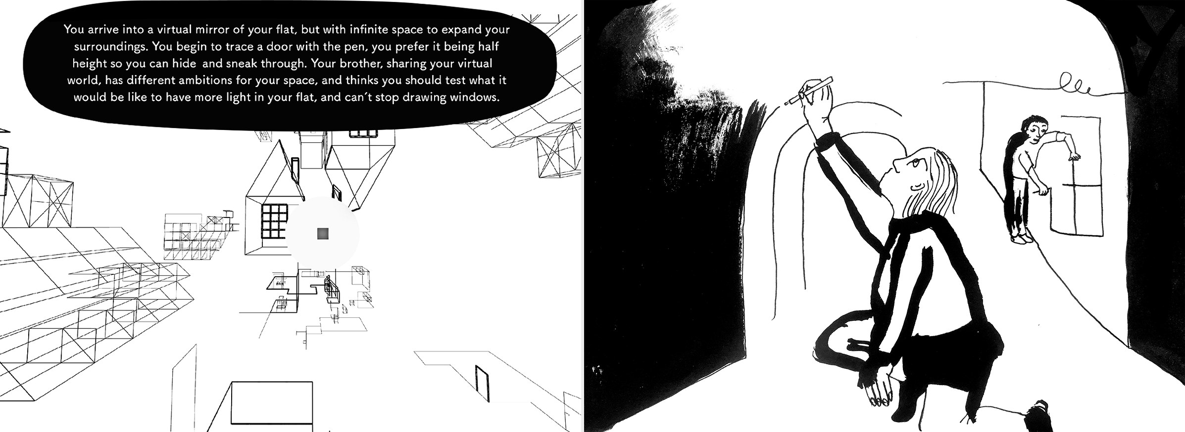 Brief Dreams — the book, spread 5